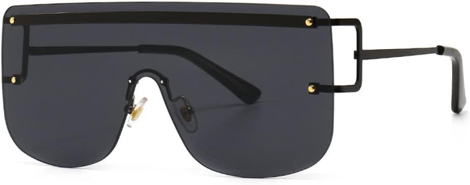 Солнцезащитные очки без оправы из сплава для женщин, винтажные цельные солнцезащитные очки из сплава большого размера, голубые и розовые солнцезащитные очки для мужчин, плоские солнцезащитные очки generic, 2
Солнцезащитные очки без оправы из сплава для женщин, винтажные цельные солнцезащитные очки из сплава большого размера, голубые и розовые солнцезащитные очки для мужчин, плоские солнцезащитные очки generic, 2