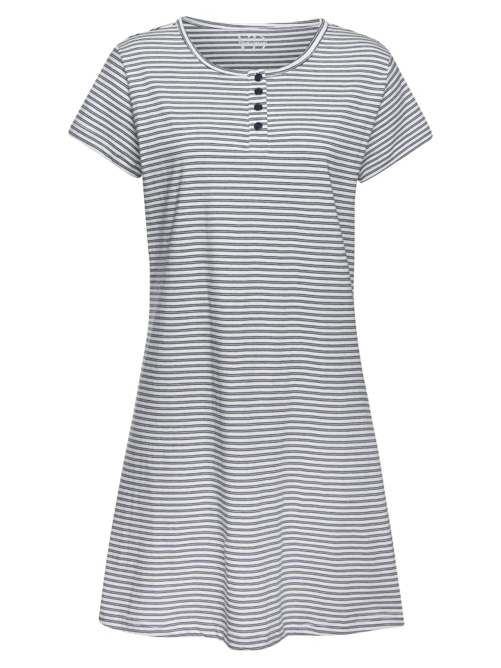 Ночная рубашка в темно-синюю полоску VIVANCE DREAMS
Ночная рубашка в темно-синюю полоску VIVANCE DREAMS