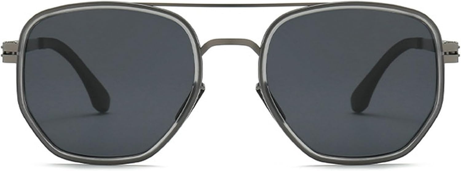Солнцезащитные очки-пилот для женщин и мужчин, модные винтажные очки в стиле 70-х, поляризованные солнцезащитные очки для мужчин, защита от УФ-излучения UV400 mincl, Clear Gun Gray
Солнцезащитные очки-пилот для женщин и мужчин, модные винтажные очки в стиле 70-х, поляризованные солнцезащитные очки для мужчин, защита от УФ-излучения UV400 mincl, Clear Gun Gray