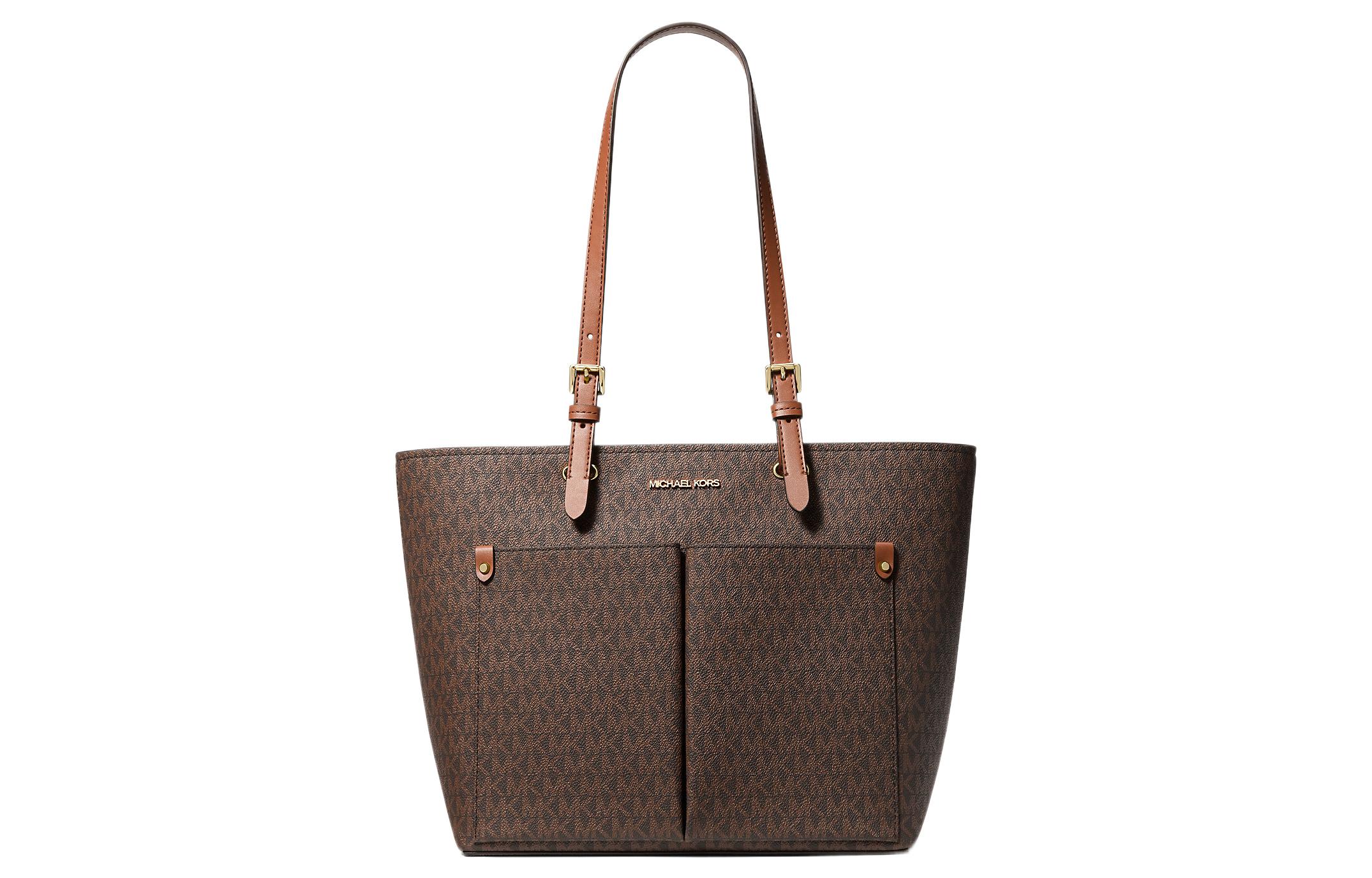 Дорожная сумка Jet Set с холщовой сумкой, вместительная сумка, шоппер, плечевая сумка, дамская сумка среднего размера коричневая MICHAEL KORS
Дорожная сумка Jet Set с холщовой сумкой, вместительная сумка, шоппер, плечевая сумка, дамская сумка среднего размера коричневая MICHAEL KORS