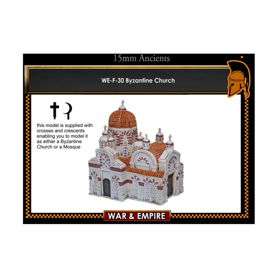 Византийская церковь, War & Empire - Ancient Miniatures - Buildings & Accessories (15mm)
Византийская церковь, War & Empire - Ancient Miniatures - Buildings & Accessories (15mm)