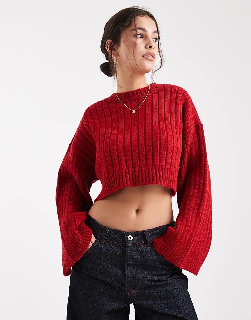 Укороченный трикотажный джемпер ASOS DESIGN с широкой резинкой
Укороченный трикотажный джемпер ASOS DESIGN с широкой резинкой