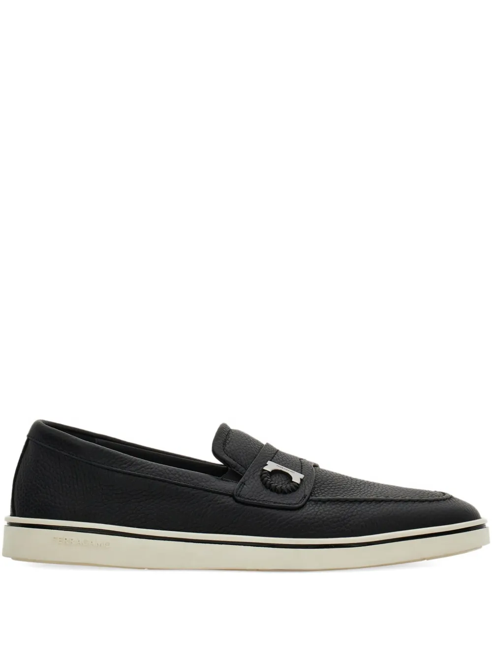 Лоферы с декором Gancini Ferragamo, черный
Лоферы с декором Gancini Ferragamo, черный