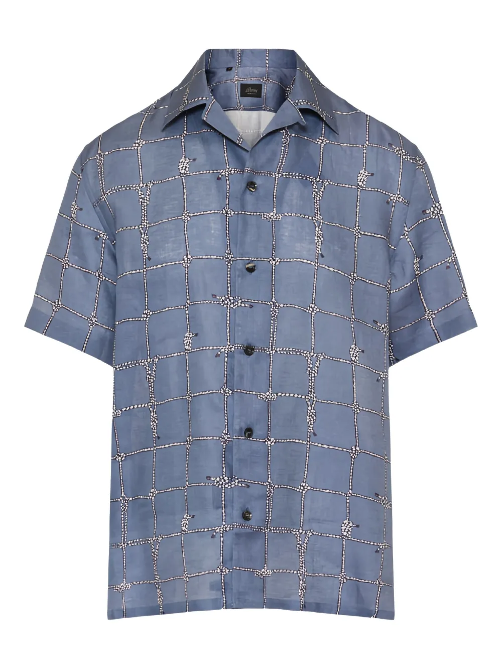 Рубашка с морским узлом Brioni, синий
Рубашка с морским узлом Brioni, синий