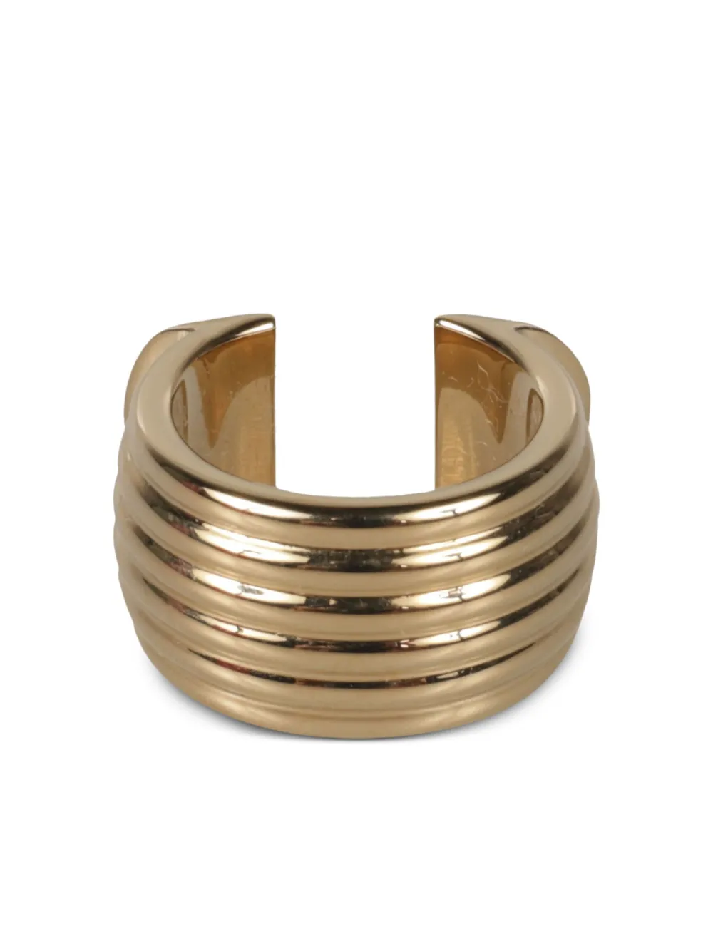 Кольцо в рубчик Ferragamo, золотой
Кольцо в рубчик Ferragamo, золотой