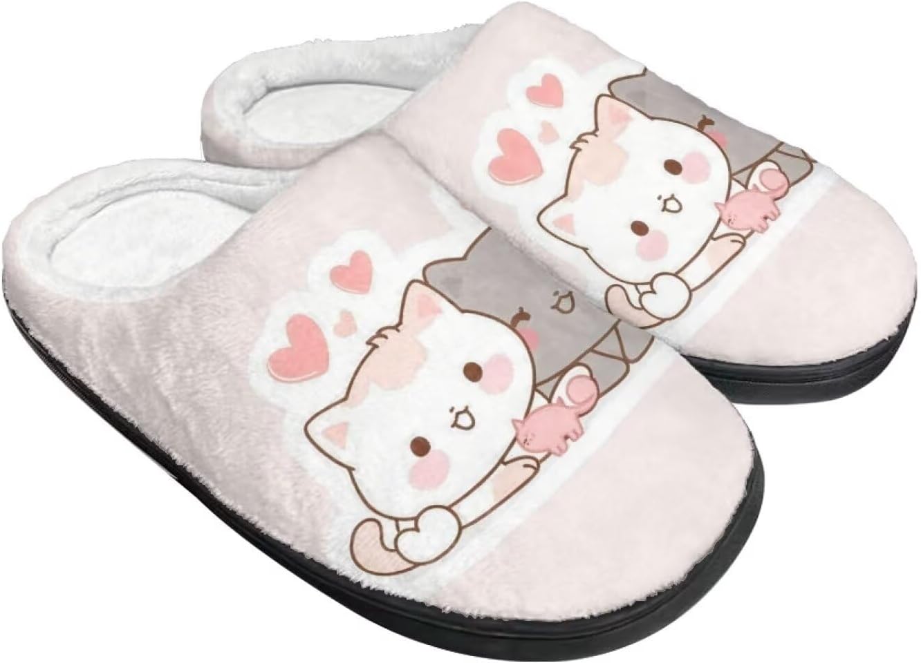 Домашние тапочки для женщин и мужчин, теплые с эффектом памяти, пушистые тапочки Rweroyiu, Couple Cats
Домашние тапочки для женщин и мужчин, теплые с эффектом памяти, пушистые тапочки Rweroyiu, Couple Cats