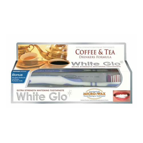 Отбеливающая зубная паста, 100 мл + зубная щетка White Glo, Coffee&Tea
Отбеливающая зубная паста, 100 мл + зубная щетка White Glo, Coffee&Tea