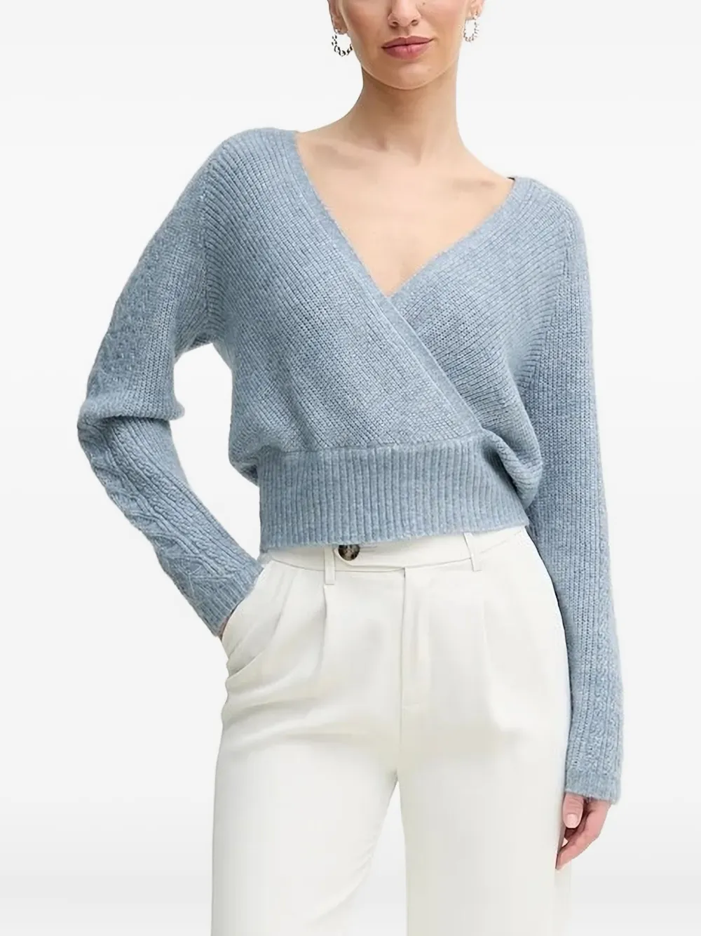 Свитер с запахом спереди GUESS USA, синий
Свитер с запахом спереди GUESS USA, синий