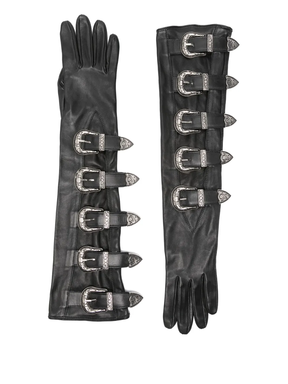 Перчатки с пряжками Manokhi, черный
Перчатки с пряжками Manokhi, черный