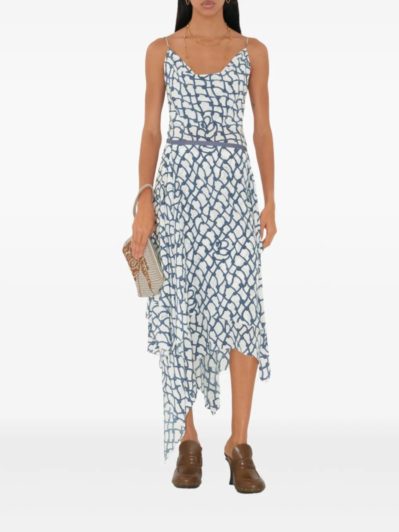 Юбка миди асимметричного кроя Burberry, белый
Юбка миди асимметричного кроя Burberry, белый