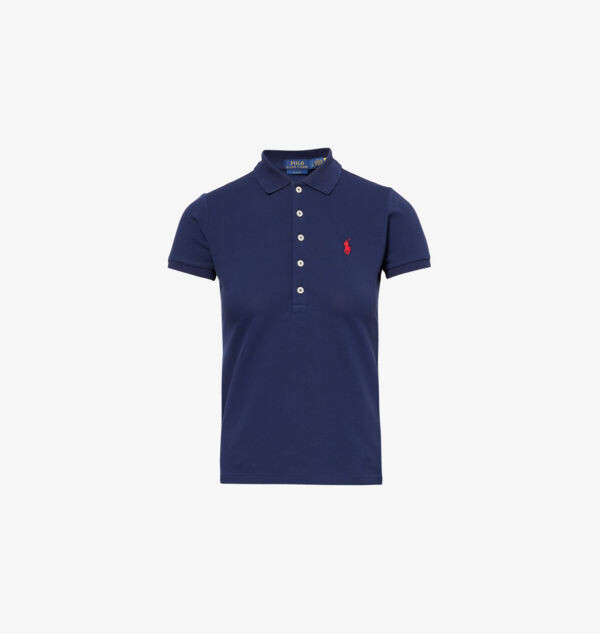 Рубашка-Поло приталенного кроя Julie из хлопкового пике с короткими рукавами Polo Ralph Lauren, синий
Рубашка-Поло приталенного кроя Julie из хлопкового пике с короткими рукавами Polo Ralph Lauren, синий