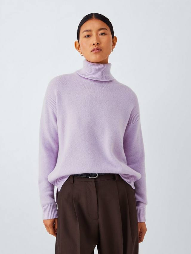 Джемпер с кашемировым разрезом и воротником-стойкой John Lewis, Lilac
Джемпер с кашемировым разрезом и воротником-стойкой John Lewis, Lilac