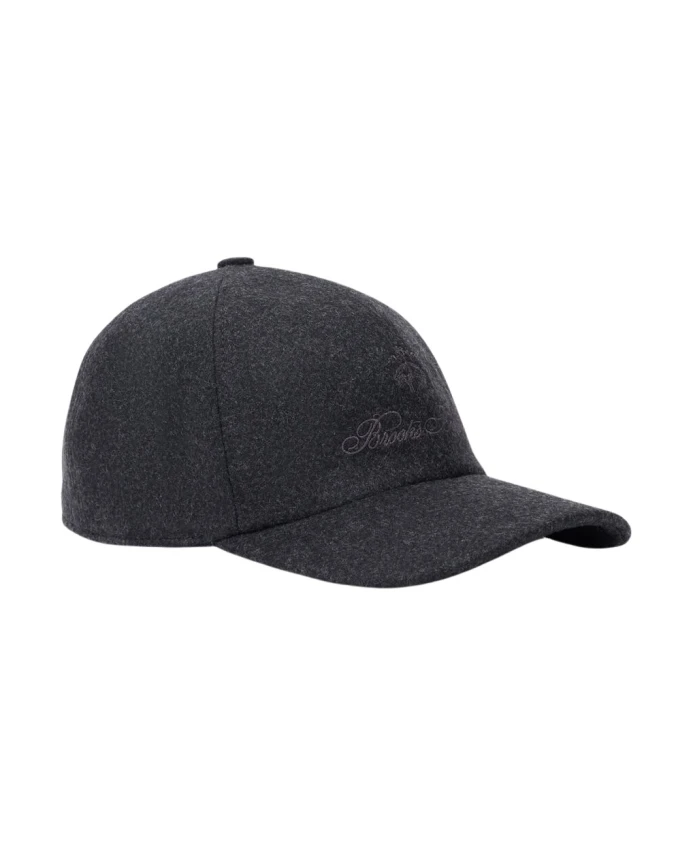 Бейсбольная кепка с логотипом из шерсти и кашемира Brooks Brothers, серый
Бейсбольная кепка с логотипом из шерсти и кашемира Brooks Brothers, серый