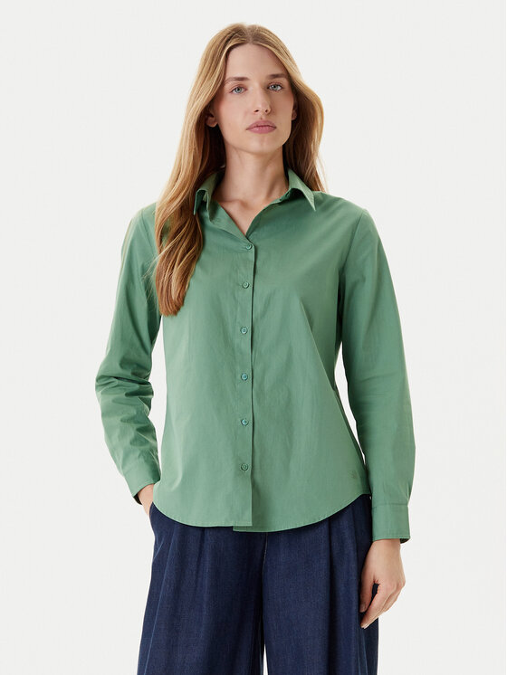 Рубашка обычного кроя 5HAXDQ0AX United Colors Of Benetton, зеленый 
Рубашка обычного кроя 5HAXDQ0AX United Colors Of Benetton, зеленый