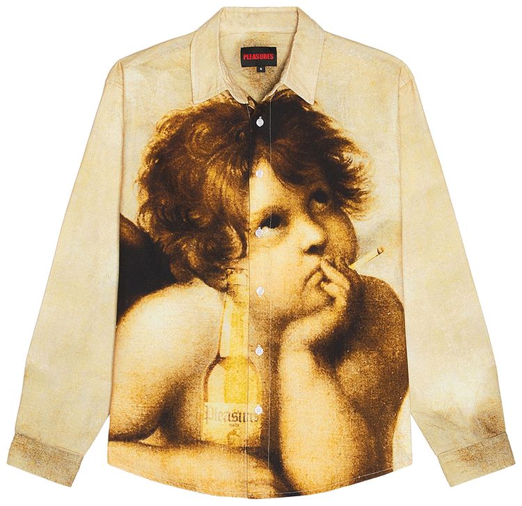 Рубашка на пуговицах «Pleases Cherub Button Up» Pleasures, мультиколор
Рубашка на пуговицах «Pleases Cherub Button Up» Pleasures, мультиколор