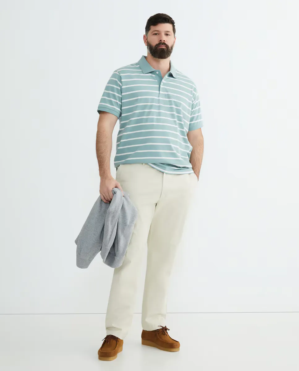 Мужская рубашка поло, большие размеры, полосатая рубашка с коротким рукавом Emidio Tucci, белый
Мужская рубашка поло, большие размеры, полосатая рубашка с коротким рукавом Emidio Tucci, белый