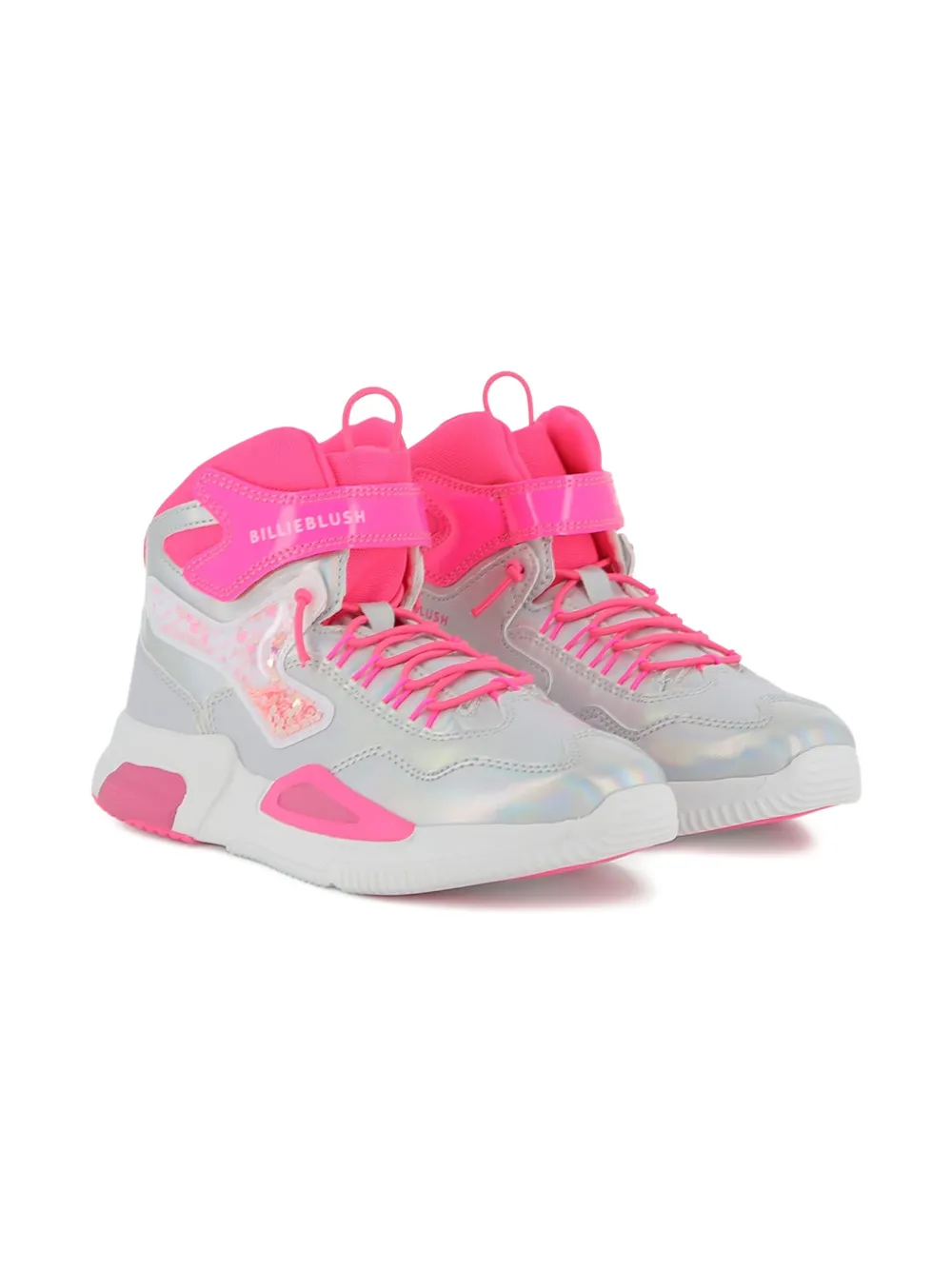 Высокие кроссовки на шнуровке Billieblush, белый
Высокие кроссовки на шнуровке Billieblush, белый