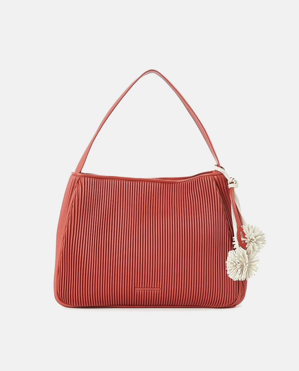 Сумка через плечо плиссированная с подвеской Jo & Mr. Joe, красный
Сумка через плечо плиссированная с подвеской Jo & Mr. Joe, красный