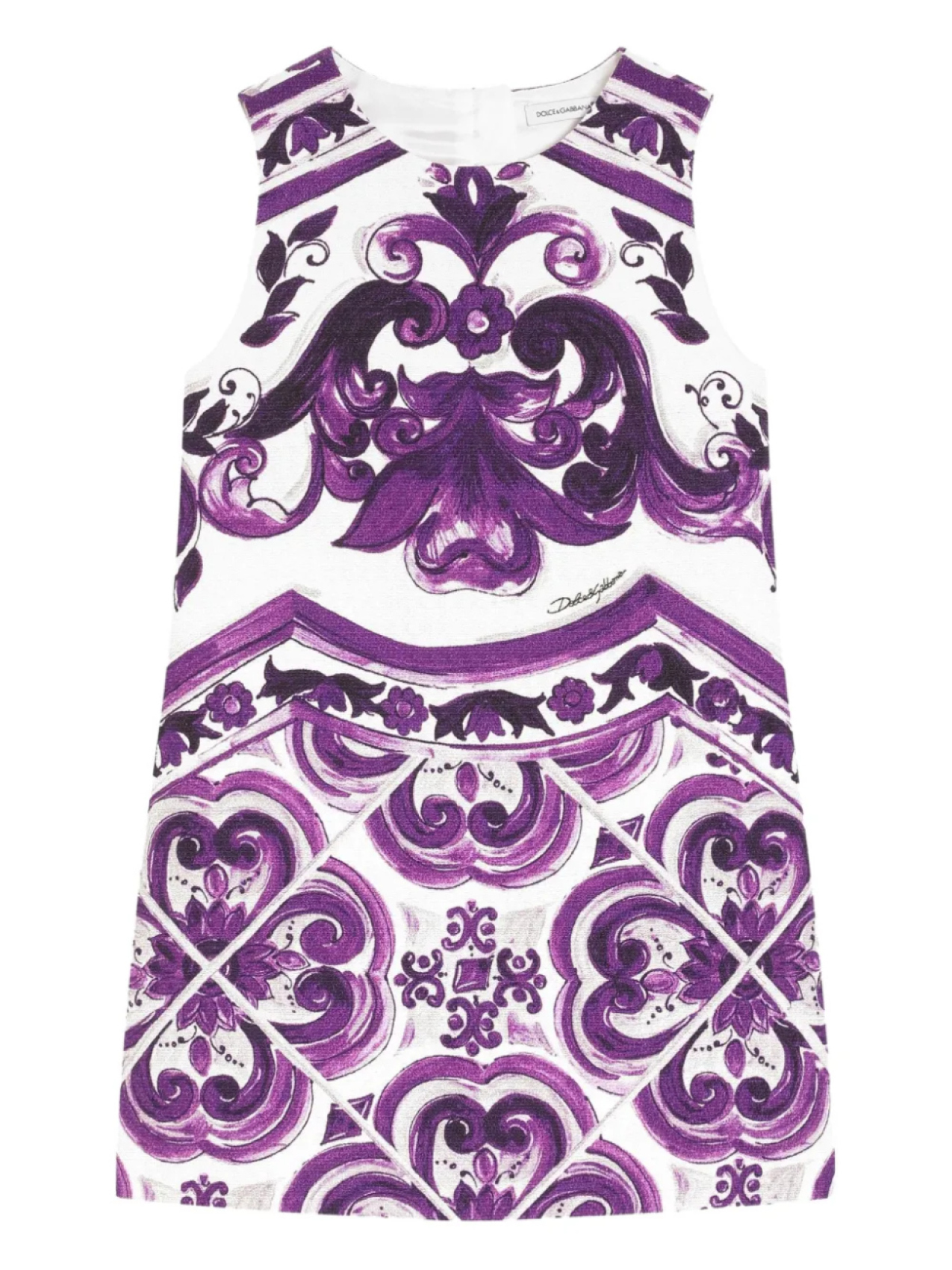 Dolce & Gabbana Kids платье без рукавов с принтом Majolica, фиолетовый
Dolce & Gabbana Kids платье без рукавов с принтом Majolica, фиолетовый