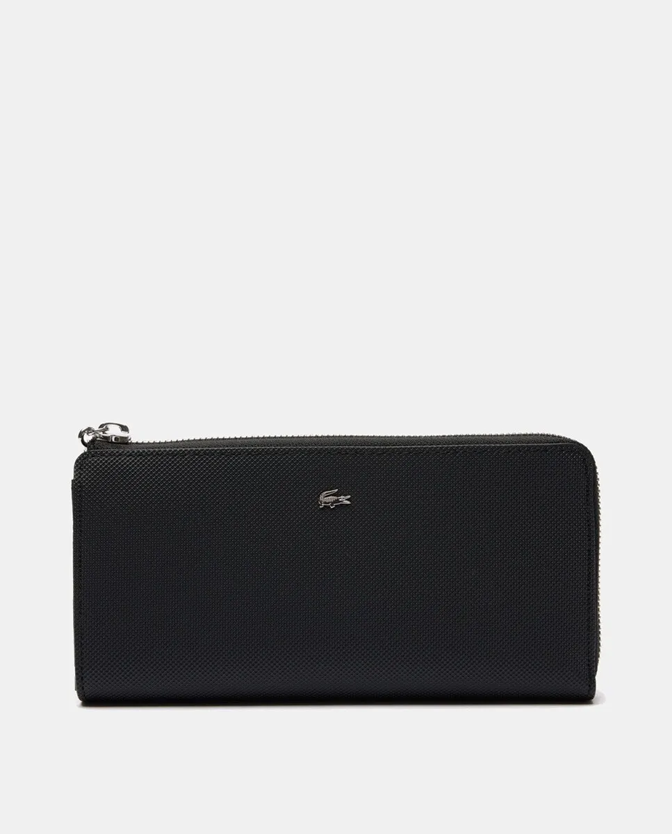 Женский кошелек однотонный Lacoste, черный
Женский кошелек однотонный Lacoste, черный
