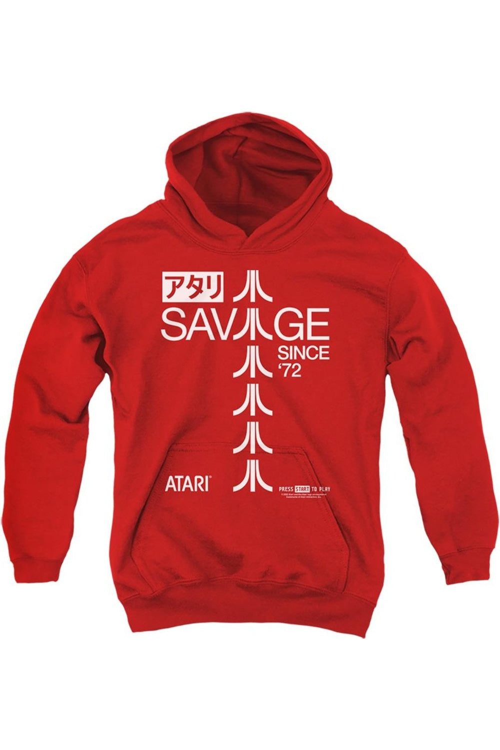 Atari Savage 72 худи для подростков Gildan, красный
Atari Savage 72 худи для подростков Gildan, красный