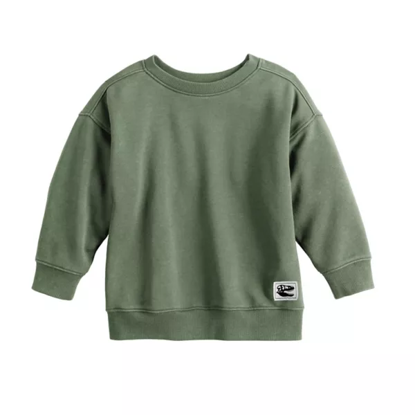 Толстовка свободного кроя из французского трикотажа с круглым вырезом для малышей и мальчиков постарше Jumping Beans, цвет olive meadow
Толстовка свободного кроя из французского трикотажа с круглым вырезом для малышей и мальчиков постарше Jumping Beans, цвет olive meadow