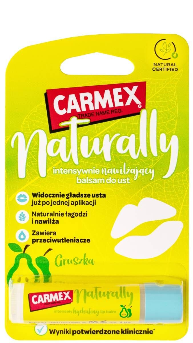 Carmex Naturally Pear бальзам для губ, 4.2 g
Carmex Naturally Pear бальзам для губ, 4.2 g