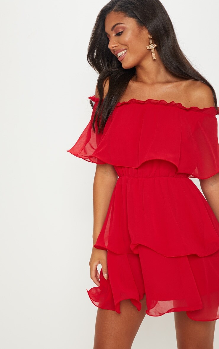 PrettyLittleThing Красное шифоновое многоуровневое платье с рюшами и открытыми плечами, Красный, PrettyLittleThing Красное шифоновое многоуровневое платье с рюшами и открытыми плечами
PrettyLittleThing Красное шифоновое многоуровневое платье с рюшами и открытыми плечами, Красный, PrettyLittleThing Красное шифоновое многоуровневое платье с рюшами и открытыми плечами