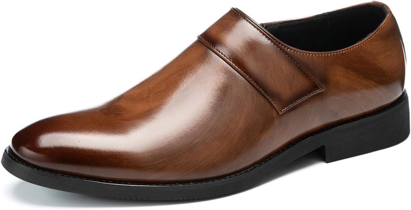 Мужские кожаные туфли с прокладываемой застежкой-монк, классические лоферы на низком ходу с нескользящей подошвой, круглым носком, деловые формальные оксфорды для офиса, свадеб и вечеринок Qklmwes, коричневый
Мужские кожаные туфли с прокладываемой застежкой-монк, классические лоферы на низком ходу с нескользящей подошвой, круглым носком, деловые формальные оксфорды для офиса, свадеб и вечеринок Qklmwes, коричневый