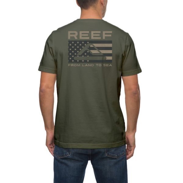 Мужская футболка Beverley с принтом Reef, цвет military green
Мужская футболка Beverley с принтом Reef, цвет military green