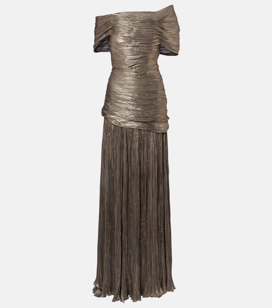 Асимметриальное платье с буфами Marmar Halim, Grey-Gold
Асимметриальное платье с буфами Marmar Halim, Grey-Gold