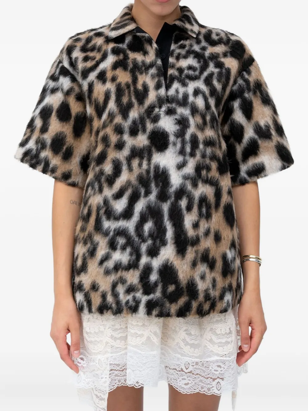 Поло с эффектом леопарда Nº20, коричневый
Поло с эффектом леопарда Nº20, коричневый