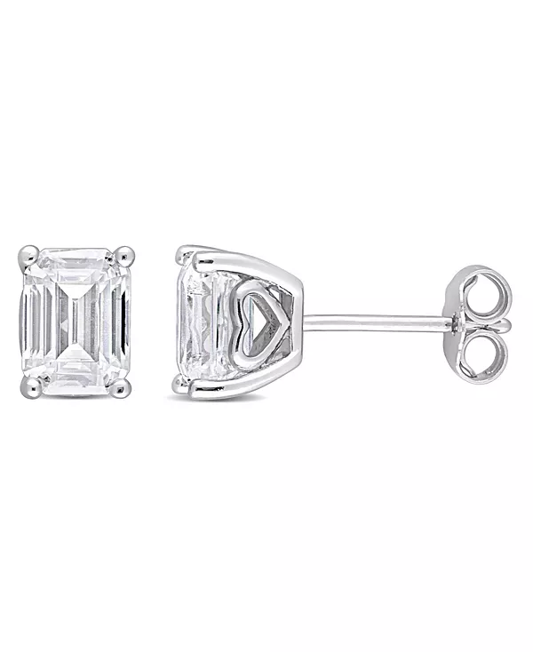 Серьги-Гвоздики с муассанитом изумрудной огранки 2 карата с сердечком из стерлингового серебра Macy'S, moissanite
Серьги-Гвоздики с муассанитом изумрудной огранки 2 карата с сердечком из стерлингового серебра Macy'S, moissanite