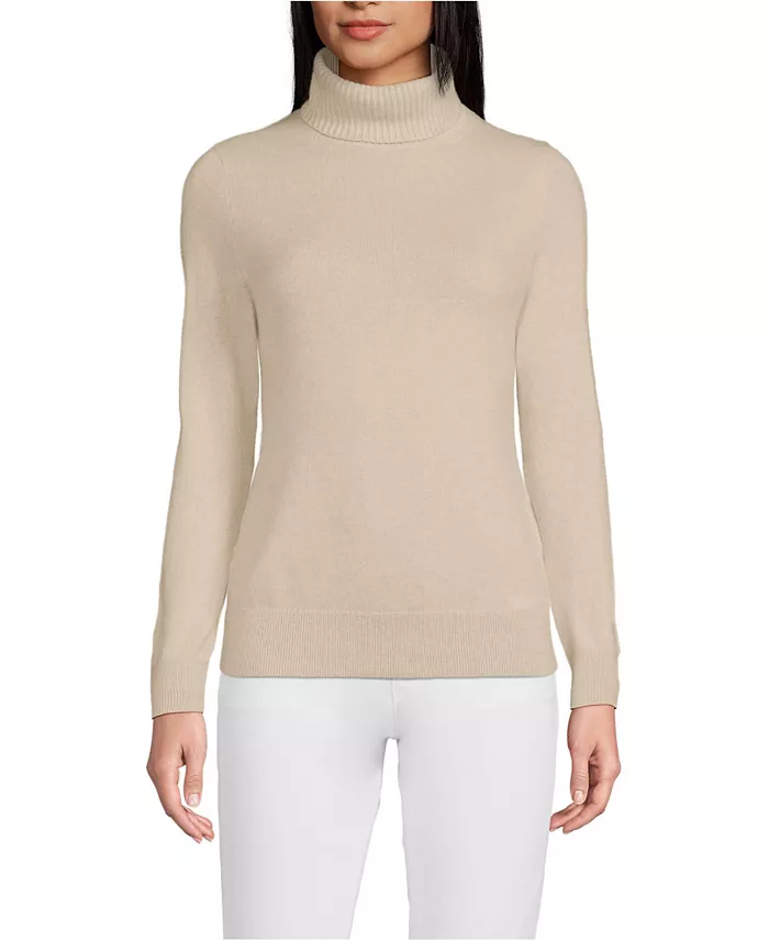 Женская кашемировая водолазка Lands' End, коричневый/бежевый
Женская кашемировая водолазка Lands' End, коричневый/бежевый