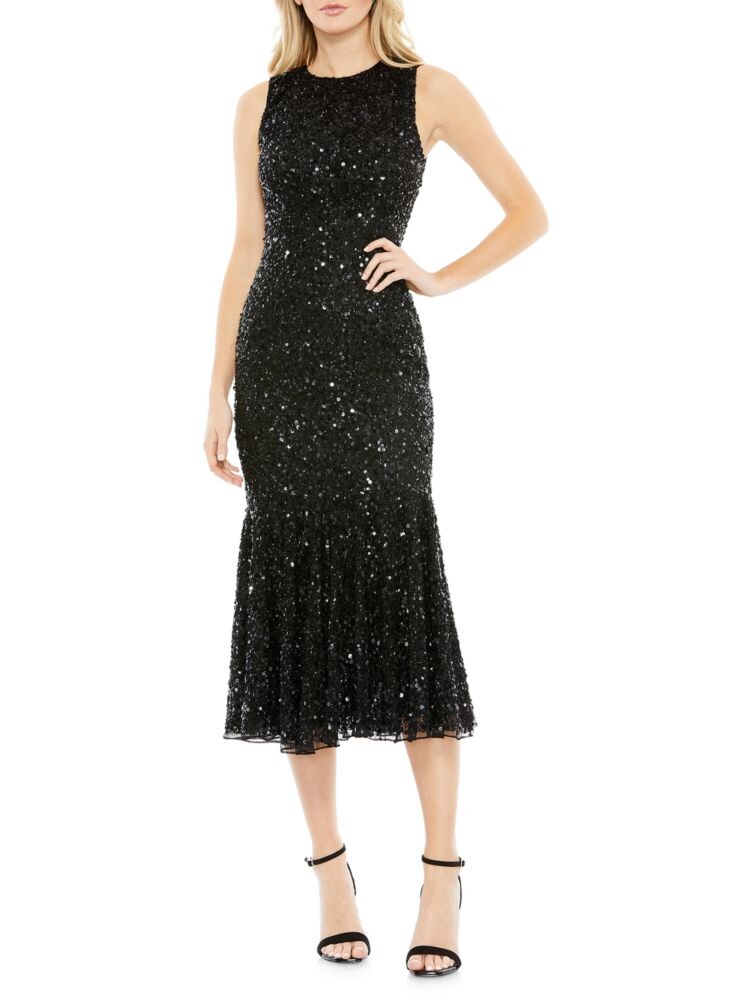 Платье-футляр длиной до колена с пайетками Mac Duggal, черный
Платье-футляр длиной до колена с пайетками Mac Duggal, черный