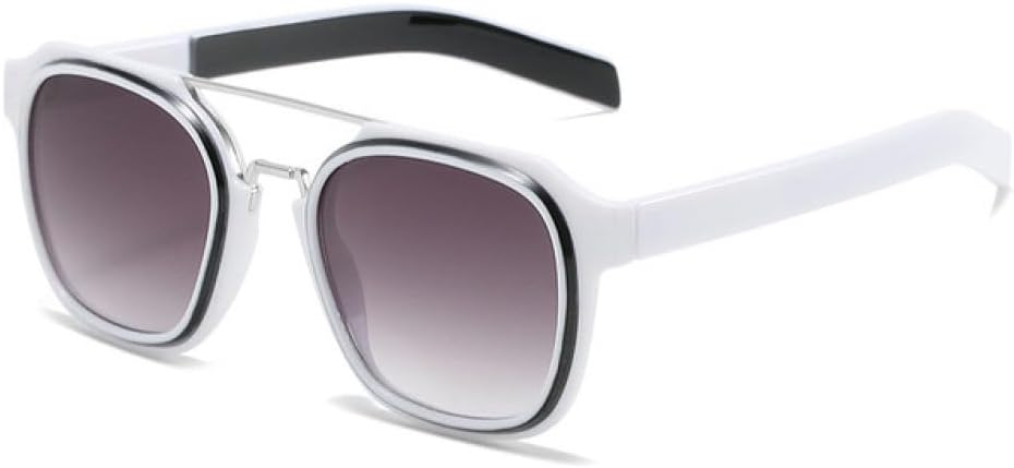 Квадратные солнцезащитные очки 2027 для женщин, модные, в стиле стимпанк, с зеркальными линзами, винтажные, для мужчин и женщин, ретро, черные, UV400 MTZJH, White Gray
Квадратные солнцезащитные очки 2027 для женщин, модные, в стиле стимпанк, с зеркальными линзами, винтажные, для мужчин и женщин, ретро, черные, UV400 MTZJH, White Gray