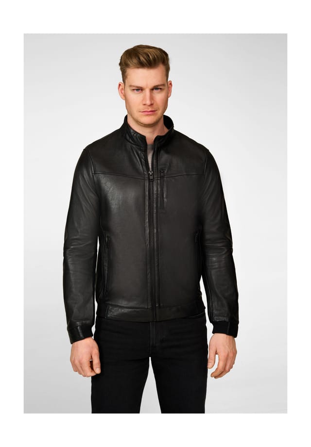 Кожаная куртка durano - спортивный блузон с воротником-стойкой Ricano, черный
Кожаная куртка durano - спортивный блузон с воротником-стойкой Ricano, черный