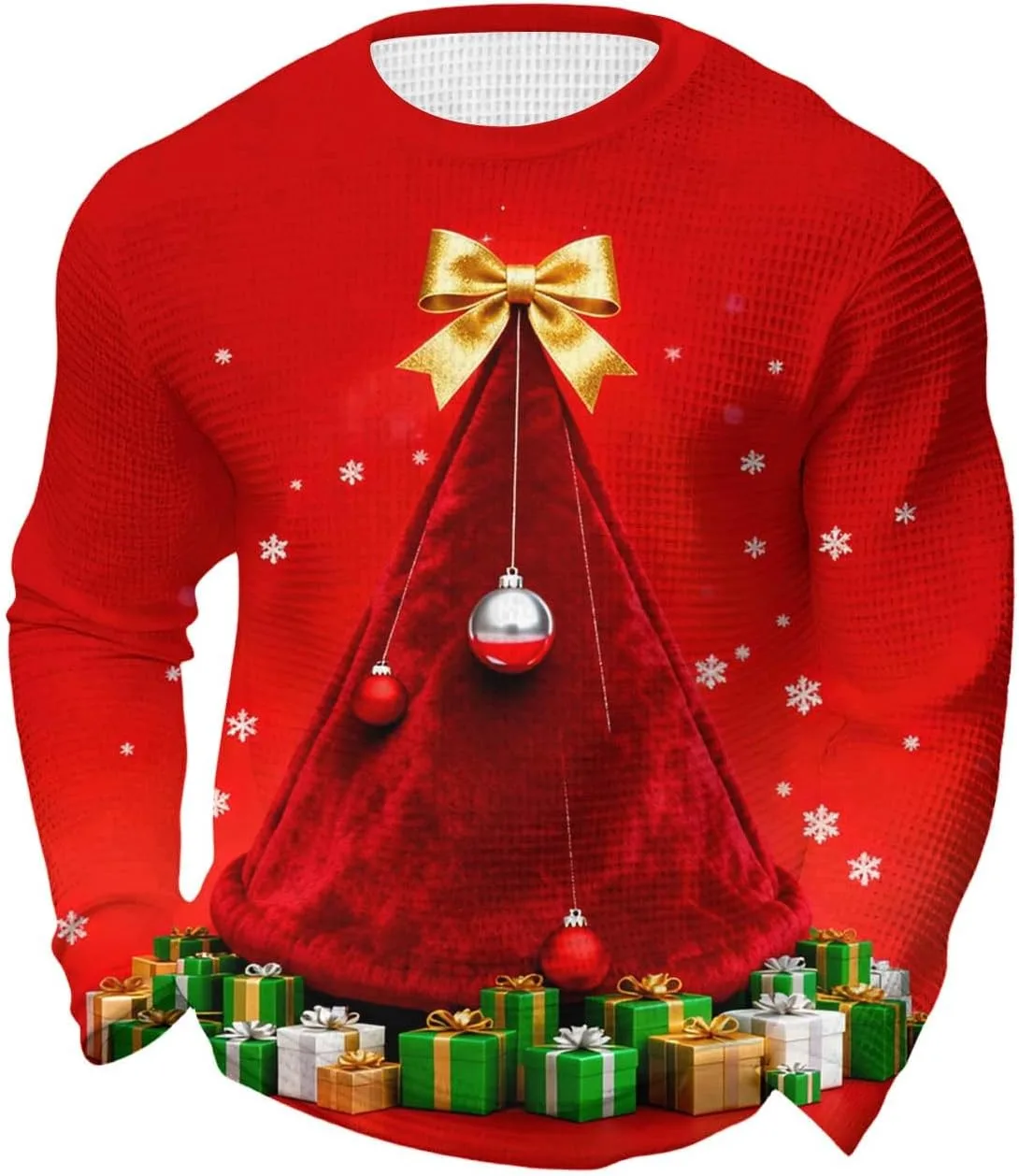 Xiaojake Мужская футболка с длинным рукавом и рождественским принтом Xiaojmake
Xiaojake Мужская футболка с длинным рукавом и рождественским принтом Xiaojmake