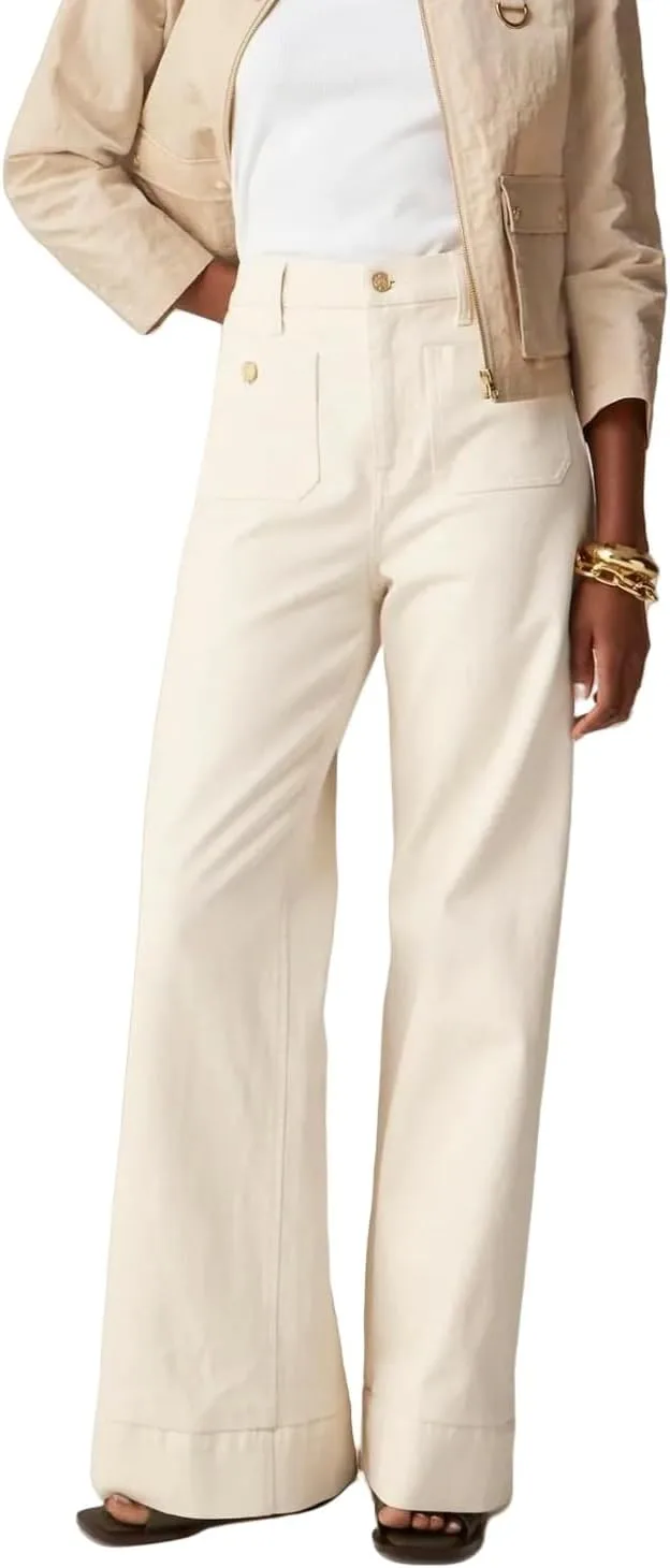 Женские джинсы Wide Leg High Waisted Stretchy с накладными карманами YEMORCH
Женские джинсы Wide Leg High Waisted Stretchy с накладными карманами YEMORCH