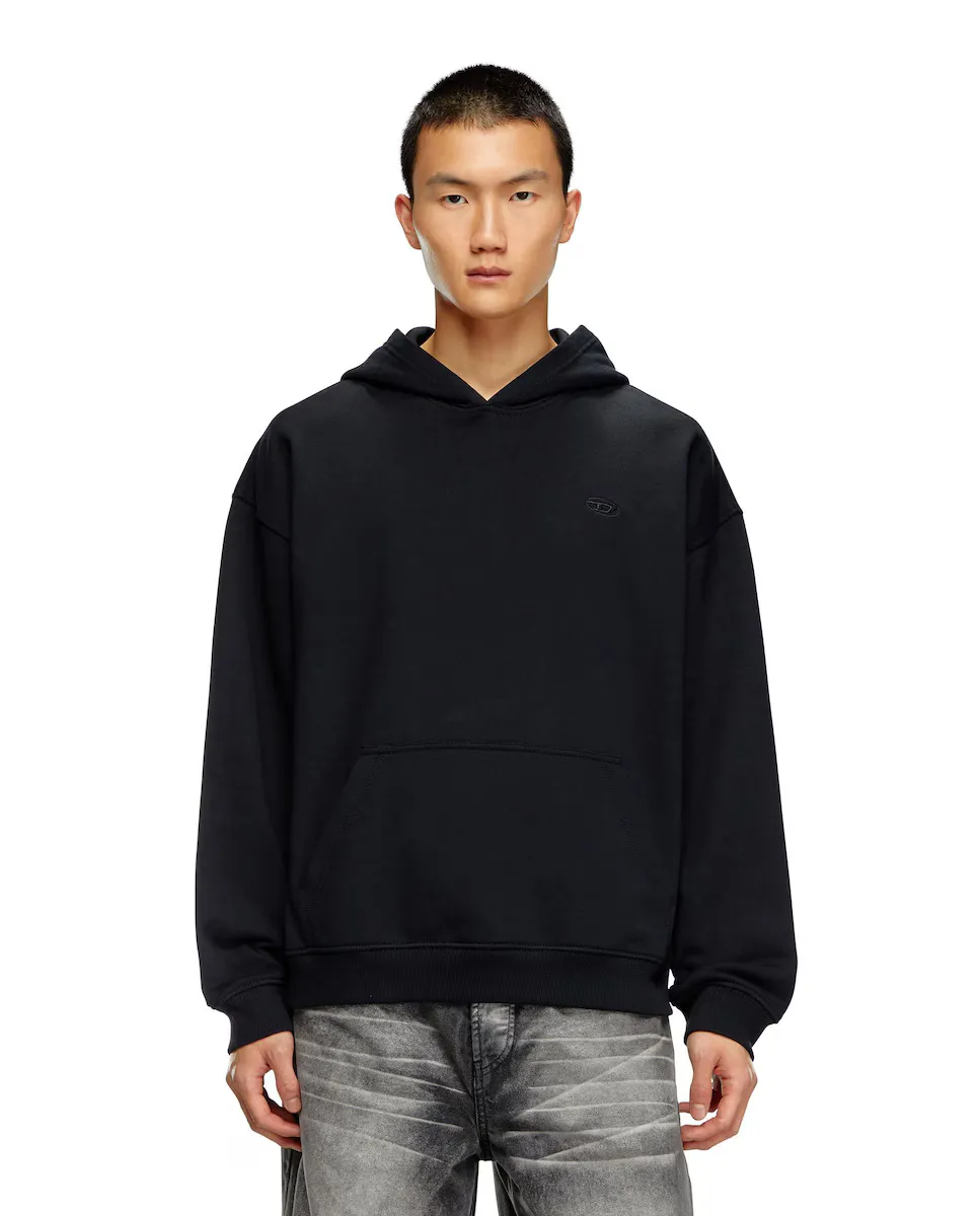 Мужская хлопковая толстовка с капюшоном DIESEL, мультиколор 
Мужская хлопковая толстовка с капюшоном DIESEL, мультиколор