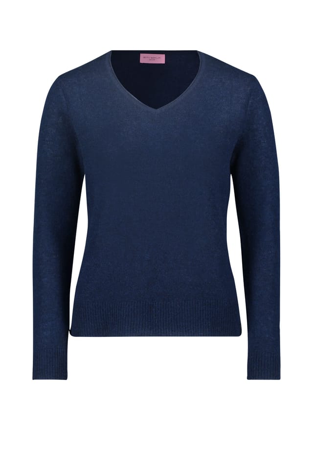 Кашемировый свитер с V-образным вырезом Betty Barclay, синий
Кашемировый свитер с V-образным вырезом Betty Barclay, синий
