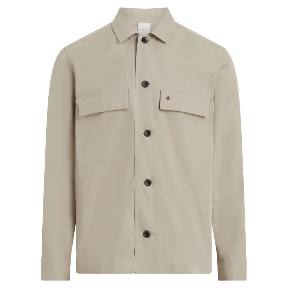 Верхняя рубашка Calvin Klein Cotton Blend, бежевый
Верхняя рубашка Calvin Klein Cotton Blend, бежевый