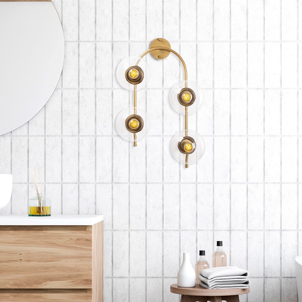Opviq, Jewel- Jewel FLG, блестящее золото, настенные светильники, 40 x 26 см, металлический корпус
Opviq, Jewel- Jewel FLG, блестящее золото, настенные светильники, 40 x 26 см, металлический корпус
