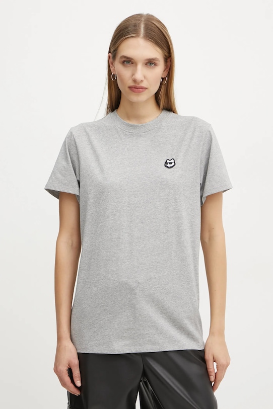 Хлопковая футболка Karl Lagerfeld, серый 
Хлопковая футболка Karl Lagerfeld, серый