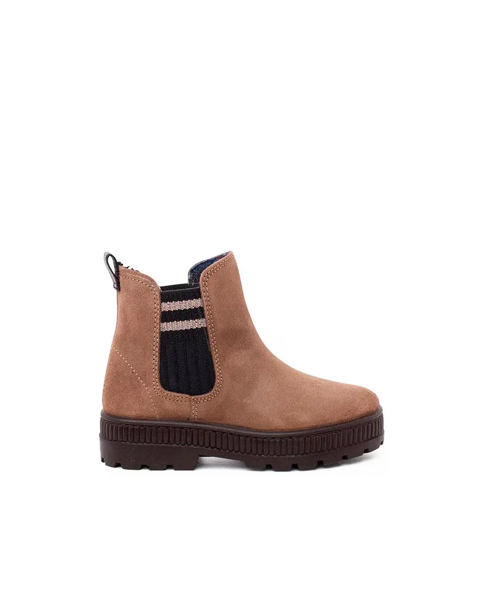 Детские сапоги замшевые эластичные боковые носки в полоску Pisamonas, цвет Topo
Детские сапоги замшевые эластичные боковые носки в полоску Pisamonas, цвет Topo