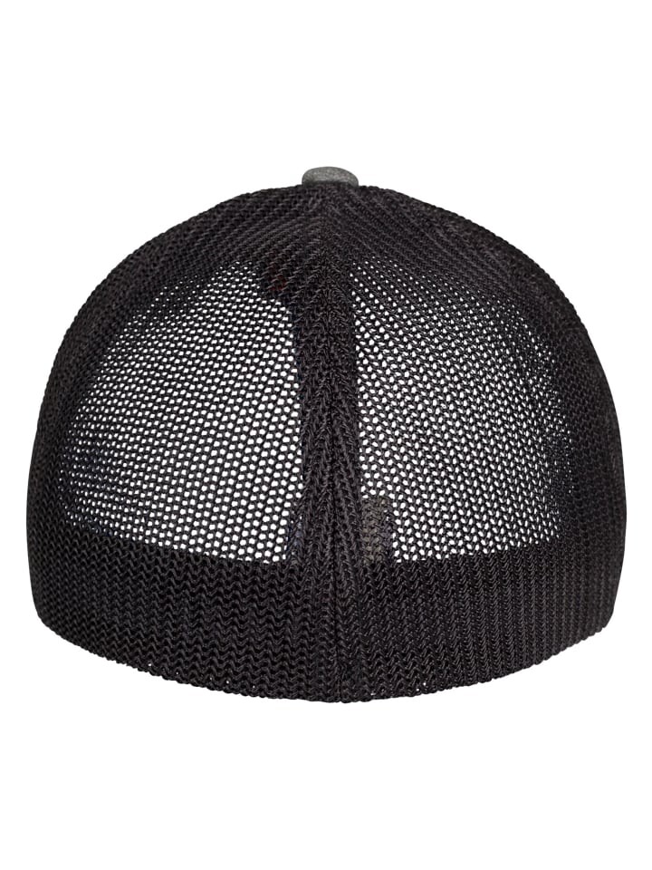 Бейсболка Flexfit Trucker, цвет khaki/black mesh 
Бейсболка Flexfit Trucker, цвет khaki/black mesh