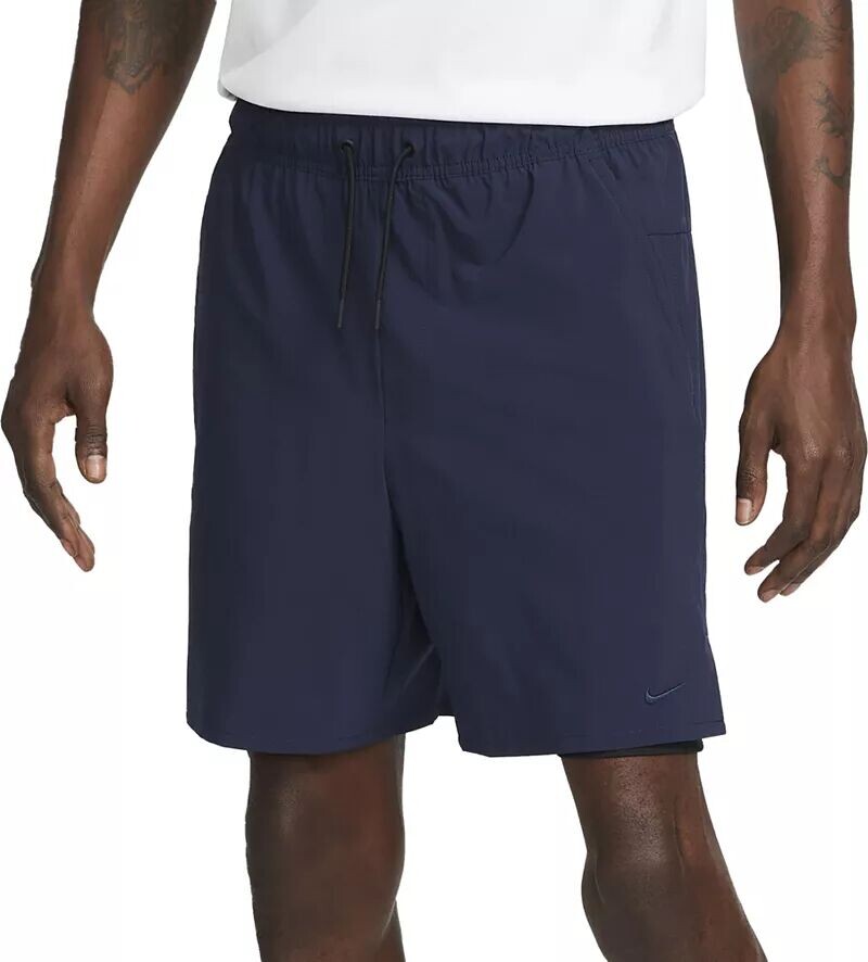 Мужские универсальные шорты 2-в-1 Nike Dri-FIT Unlimited 7 дюймов
Мужские универсальные шорты 2-в-1 Nike Dri-FIT Unlimited 7 дюймов