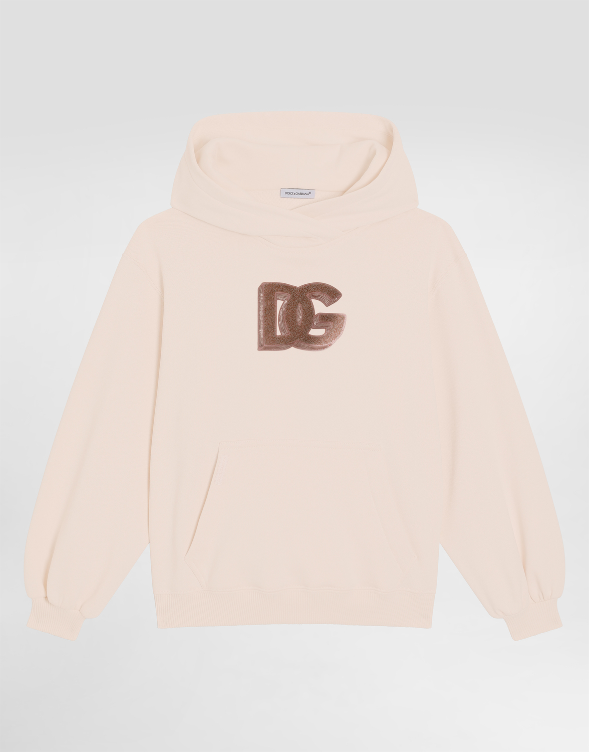 Флисовое худи с нашивкой из пайеток dg Dolce & Gabbana, розовый
Флисовое худи с нашивкой из пайеток dg Dolce & Gabbana, розовый