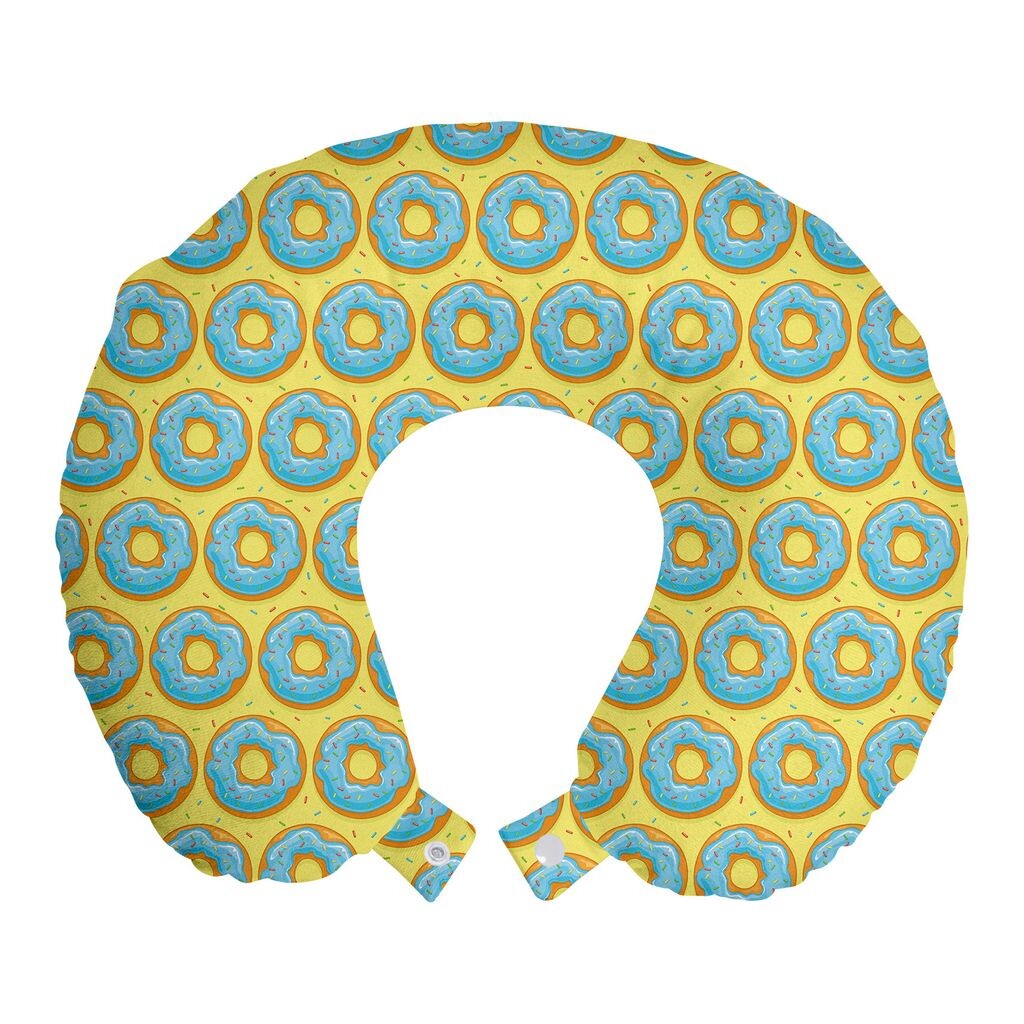 Подушка для путешествий ABAKUHAUS Donut Travel Pillow, глазурованные пончики и посыпки, пенопластовые дорожные принадлежности для самолета и автомобиля, 30x30 см, Синий Желтый Имбирь
Подушка для путешествий ABAKUHAUS Donut Travel Pillow, глазурованные пончики и посыпки, пенопластовые дорожные принадлежности для самолета и автомобиля, 30x30 см, Синий Желтый Имбирь