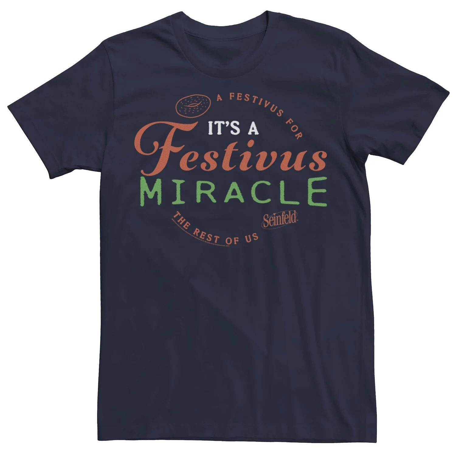 Мужская футболка Seinfeld It's A Festivus Miracle Licensed Character
Мужская футболка Seinfeld It's A Festivus Miracle Licensed Character